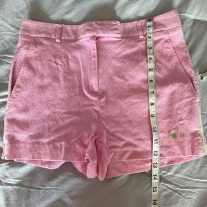 Lilly Pulitzer pink waffle cotton green palm 8